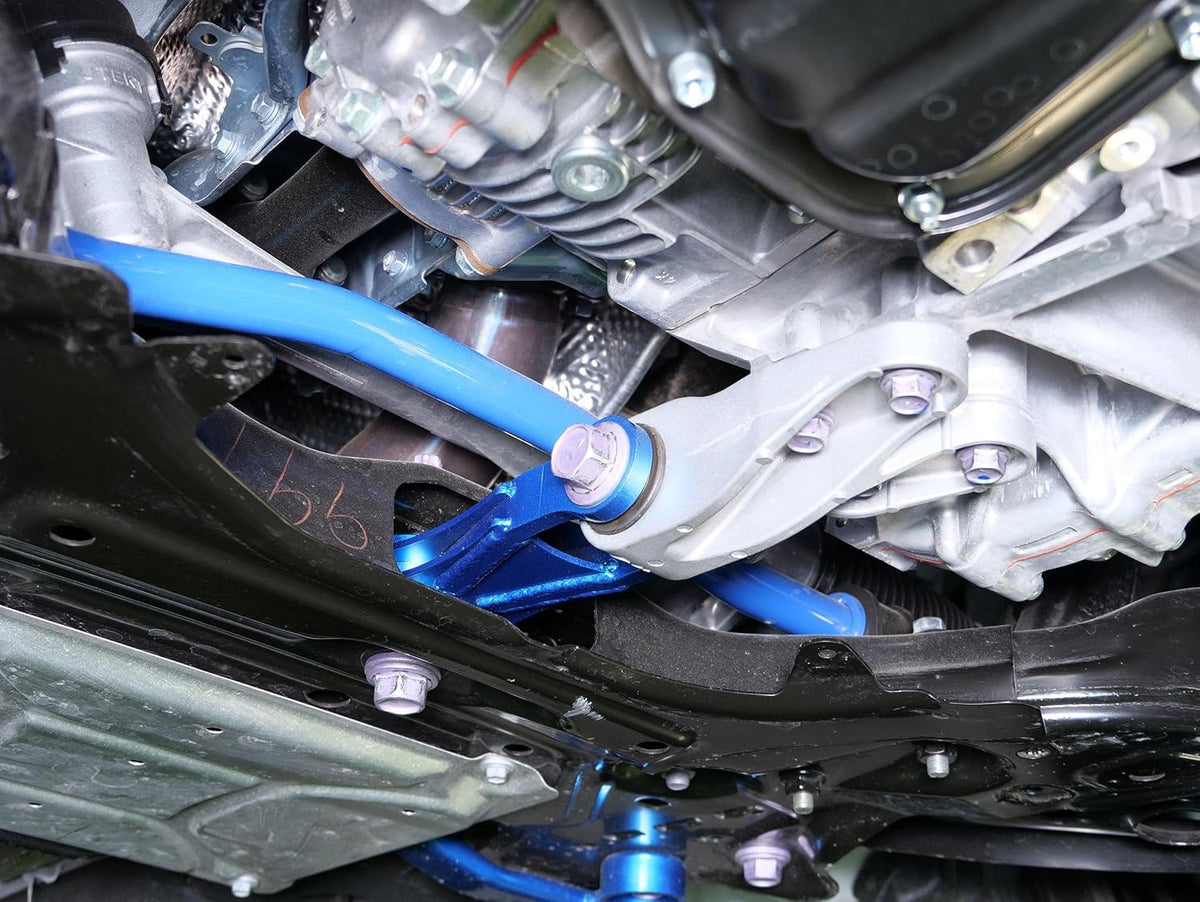 Cusco Billet Aluminum Engine Pitching Stop w/HD Rubber, 2023+ Toyota GR Corolla Billet Blue