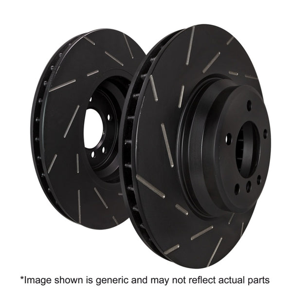 EBC Brakes USR Slotted Rotors - USR7448 for 2004-2008 Ford F 150 - front view
