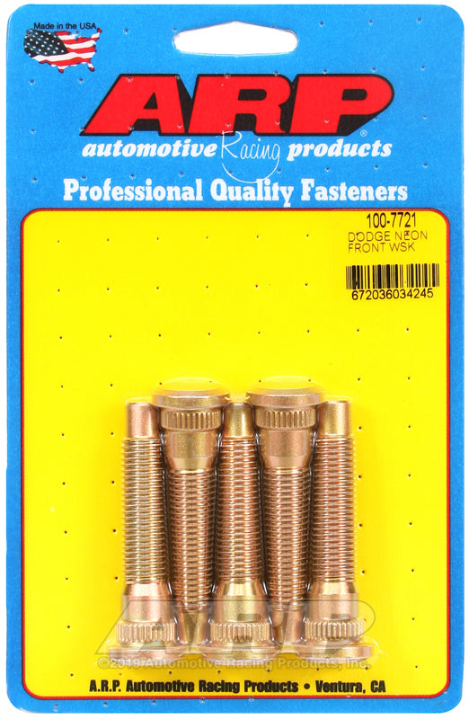 ARP Dodge Neon Front Wheel Stud Kit - 100-7721 by ARP