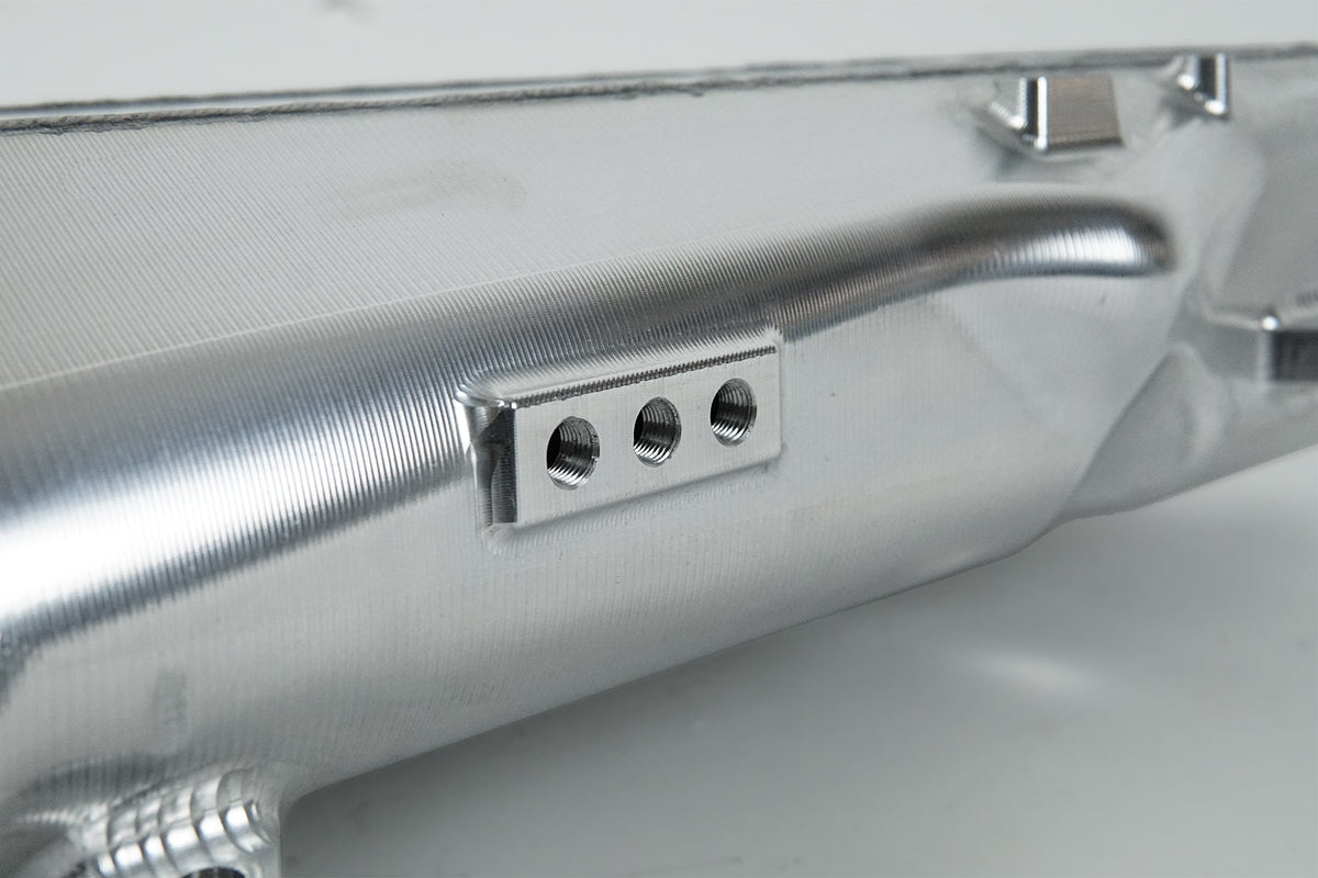 CSF Toyota A90/A91 Supra/ BMW G-Series B58 Charge-Air Cooler Manifold - Cusco/Verus Engineering Blue - 8200CVEB