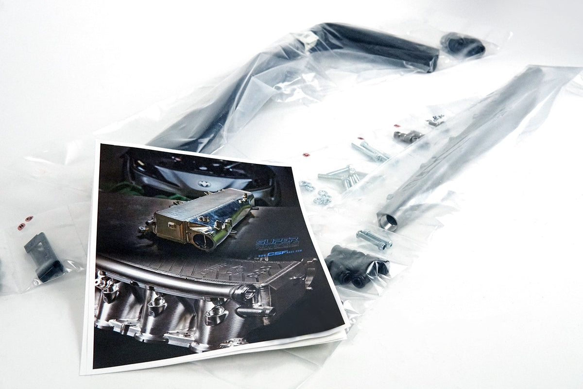 CSF Toyota A90/A91 Supra/ BMW G-Series B58 Charge-Air Cooler Manifold - Cusco/Verus Engineering Blue - 8200CVEB
