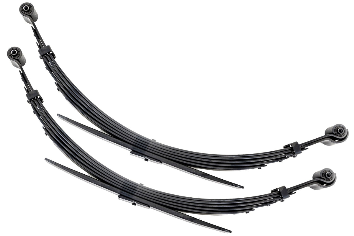 Rough Country - Rear 52 Inch Leaf Springs - 4" Lift - Pair - Chevy/GMC C10/K10 Truck & SUV/K5 Blazer (73-91) - 8200Kit