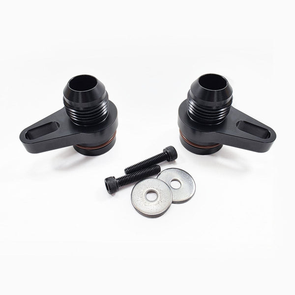 UPR - Front Cylinder Head Coolant Fittings (fits 96-12 4.6 5.4 DOHC Modular Engines) - 8202-04 for 1996-2012 Ford Mustang - f