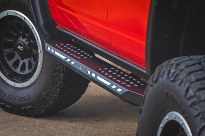 Rough Country - AC2 Running Boards - Amber/White - 4-Door - Ford Bronco (2021-2025) - 57004