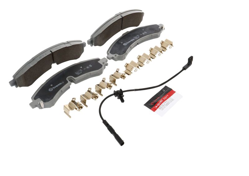 Brembo OE 20-21 Chevy Silverado 2500 HD/3500 HD/GMC Sierra 2500 HD Ceramic Brake Pad - Front - P10100N