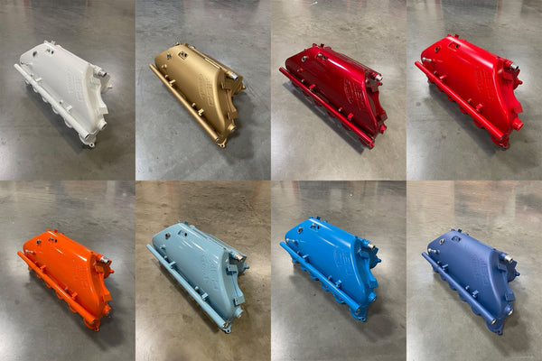 CSF BMW M2/M3/M4 S58 (G8X) Charge-Air Cooler Manifold - Zandvoort Blue - 8233ZB