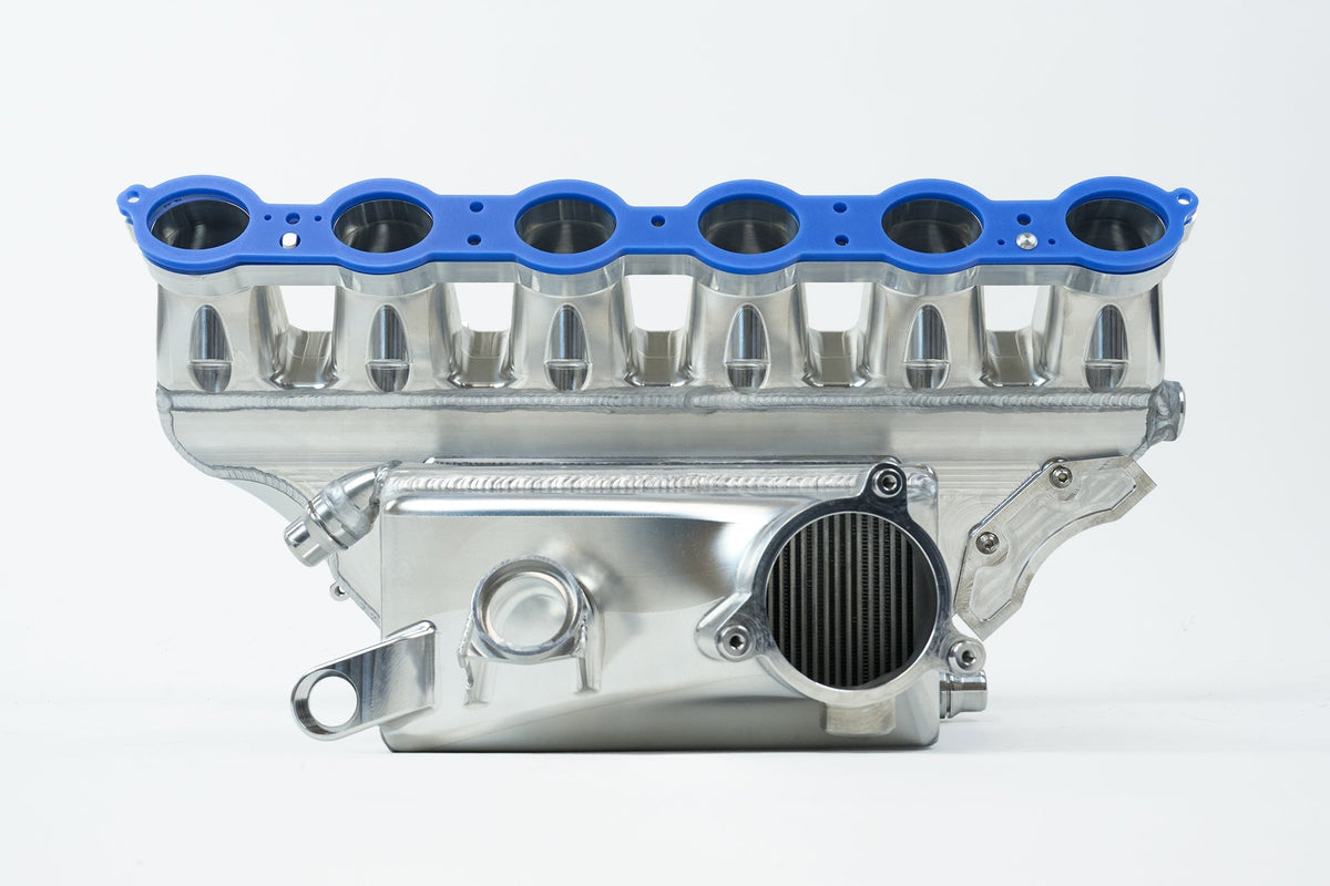 CSF BMW M2/M3/M4 S58 (G8X) Charge-Air Cooler Manifold - Santorini Royal Blue - 8233SRB