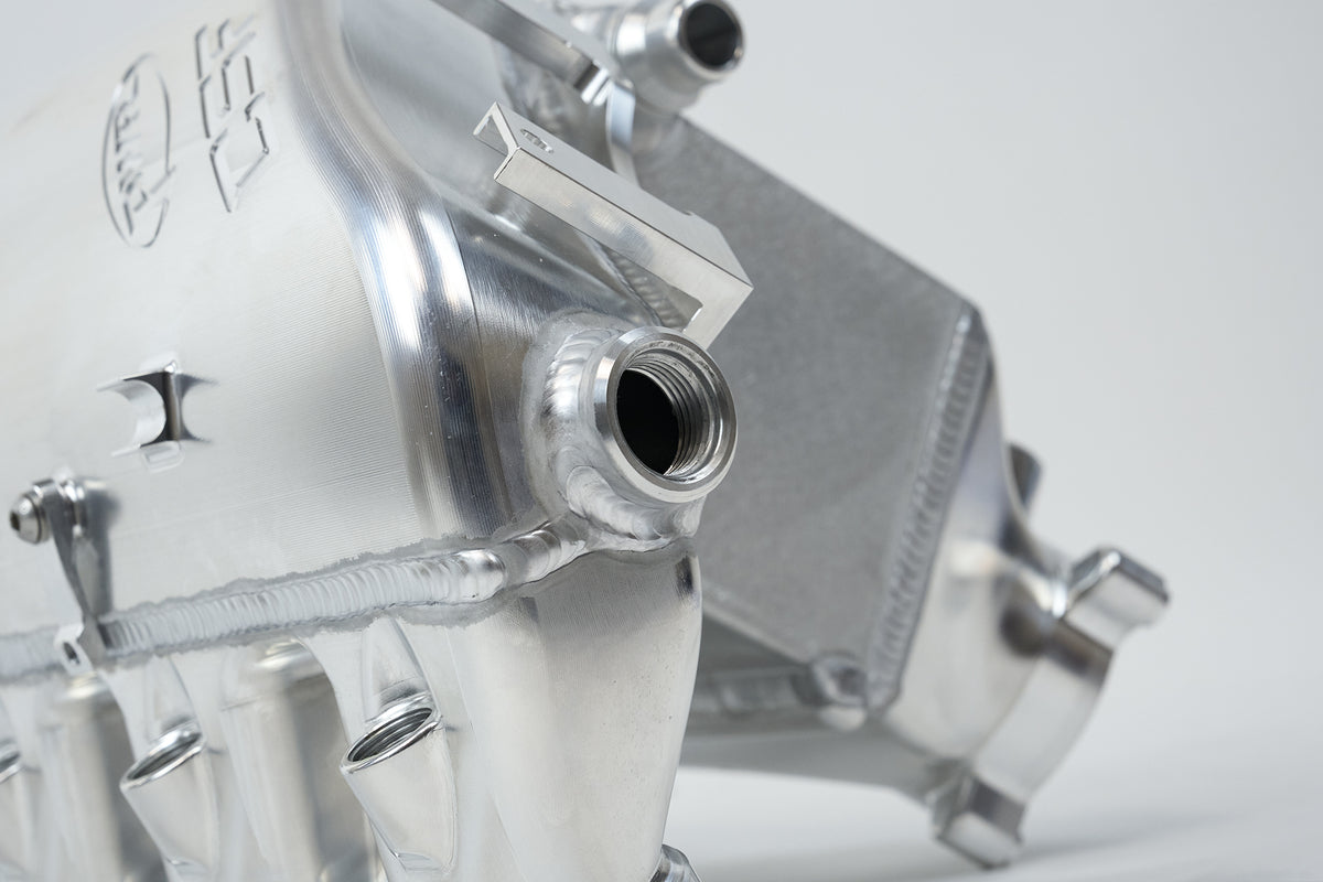 CSF BMW M2/M3/M4 S58 Comp & Non-Comp (G8X) Charge-Air Cooler Manifold - Raw Billet - 8233