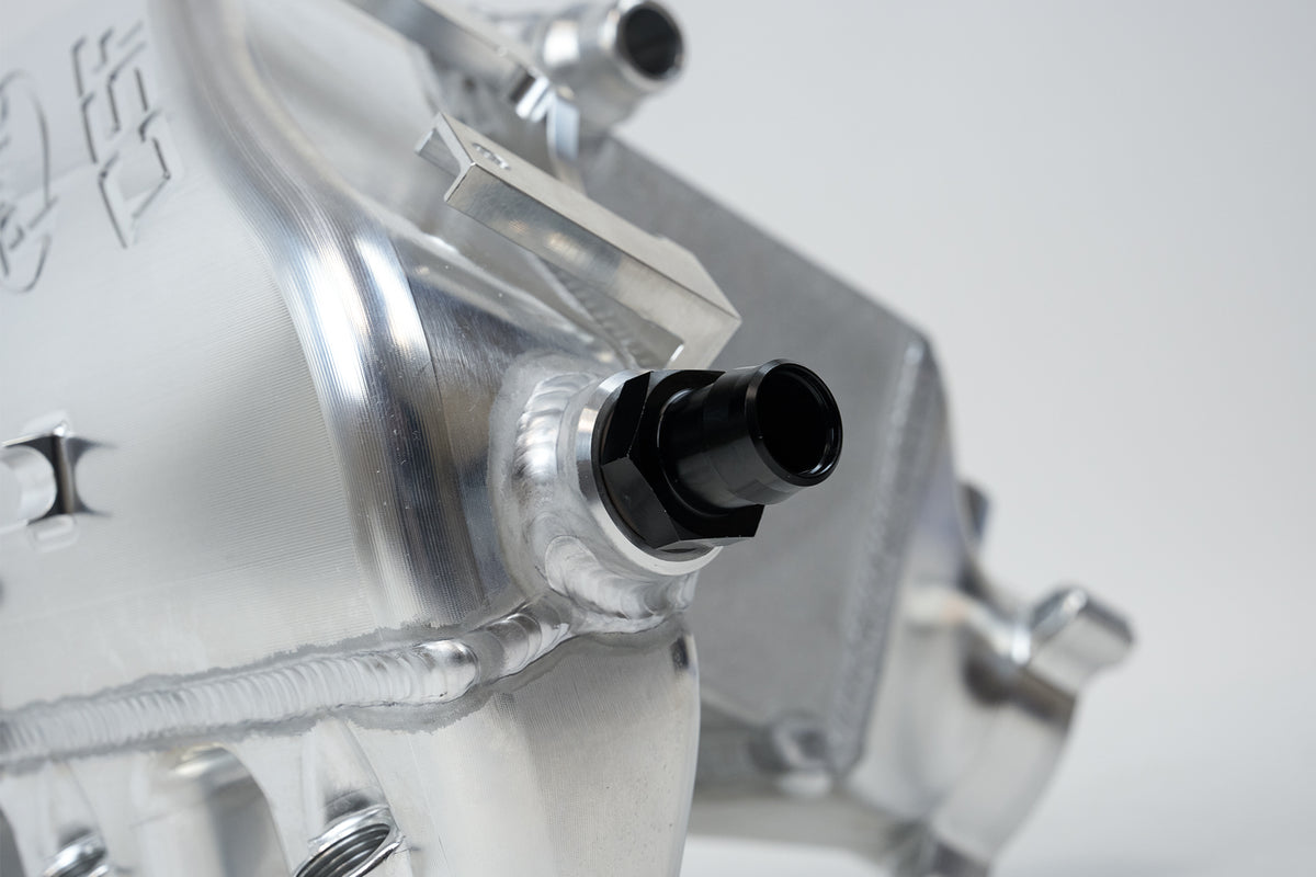 CSF BMW M2/M3/M4 S58 Comp & Non-Comp (G8X) Charge-Air Cooler Manifold - Raw Billet - 8233