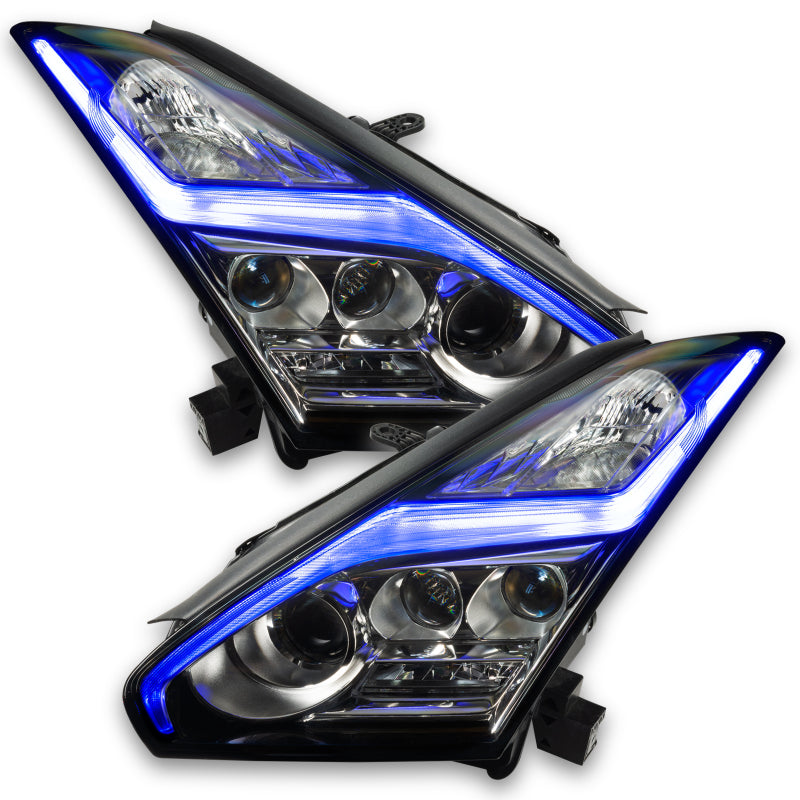 Oracle 15-21 Nissan GT-R Lightning Bolt Headlight DRL RGB+W w/ Simple Controller SEE WARRANTY - 1283-504