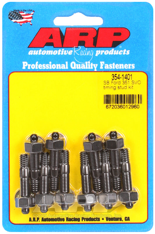 ARP Ford 351 SVO Timing Stud Kit - 354-1401