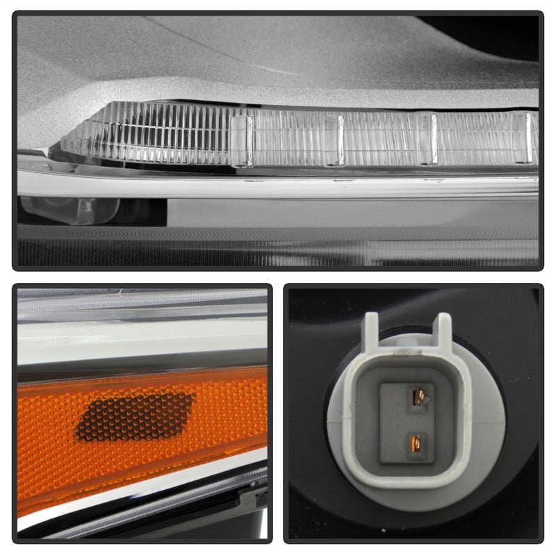 Xtune 18-21 Chevrolet Traverse Full LED HeadLight - OE Left (Signal/Side Marker Halogen) - 9956263