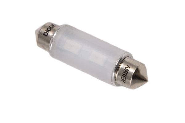 Diode Dynamics 41mm HP6 LED Bulb - Amber (Single) - DD0316S for 2003-2019 Cadillac CTS - front view