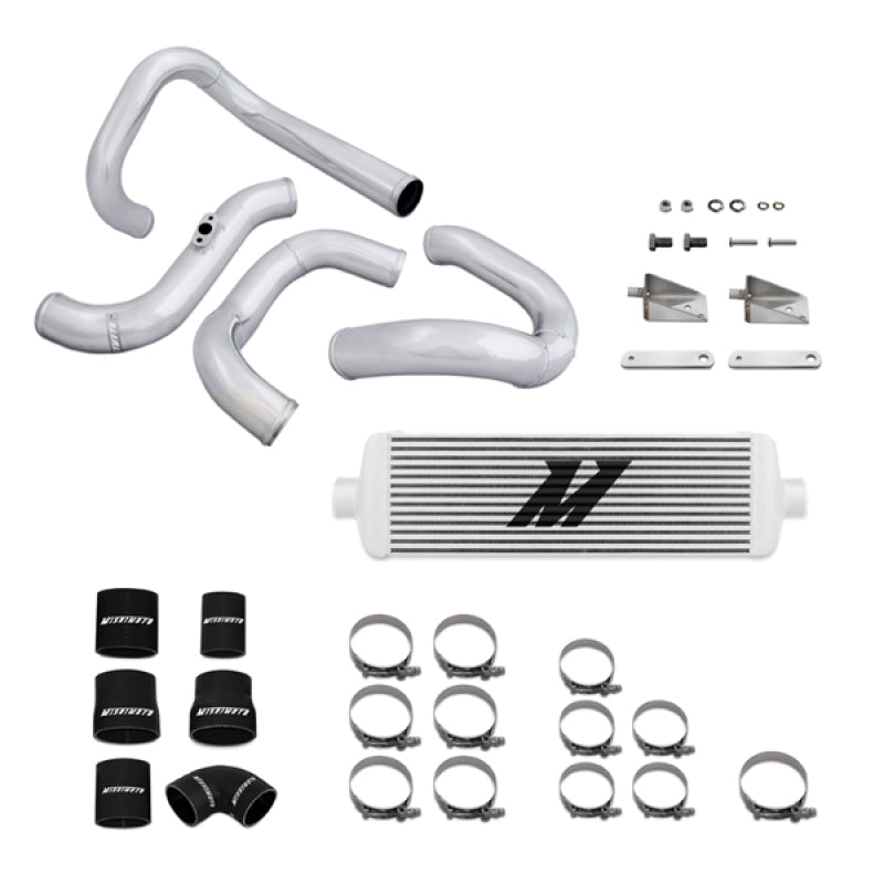 Mishimoto 10-12 Hyundai Genesis 2.0T Silver Race Intercooler &amp; Piping Kit - MMINT-GEN4-10RSL