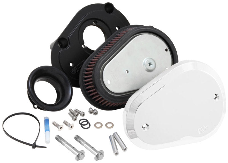 K&N Intake System for Harley Davidson - Color (Red) - Style (Triangle) - Size (6-8) - RK-3932