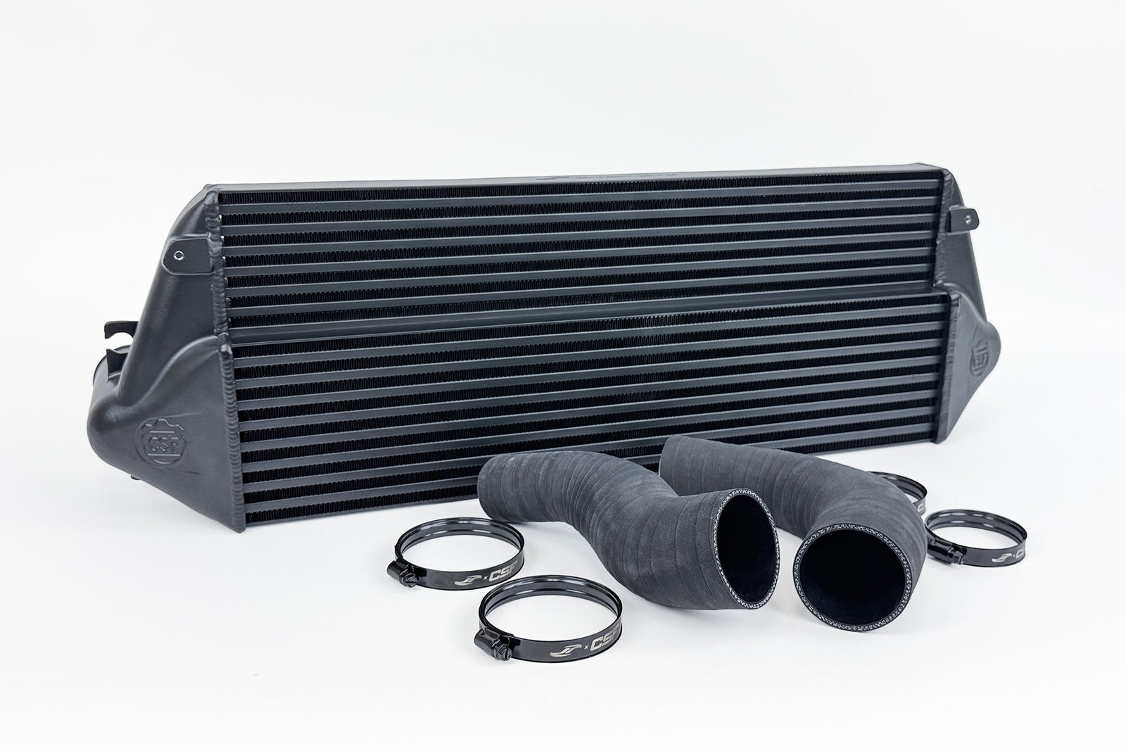 CSF 2023+ Toyota GR Corolla High Performance Stepped Core Intercooler System - Black - 8285B