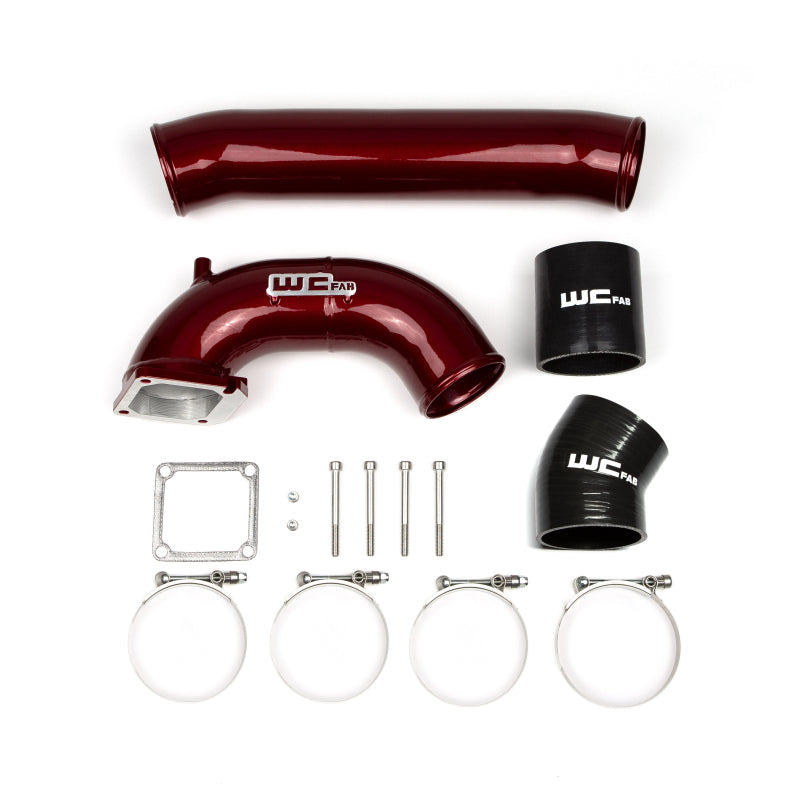Wehrli 98.5-02 Cummins 5.9L 3.5in Intake Horn & Driver Intercooler Pipe - Gloss White - WCF100566-GW