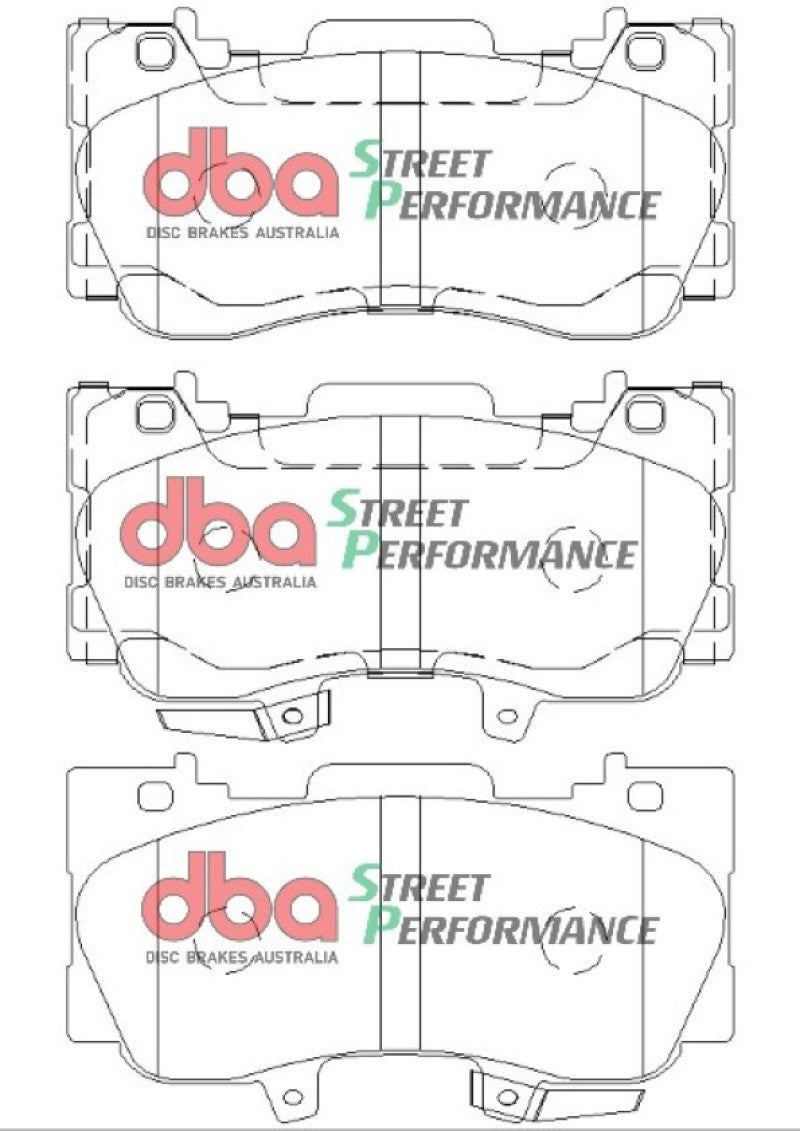 DBA 15-23 Ford Mustang 2.3 Ecoboost SP500 Brake Pads - DB9011SP