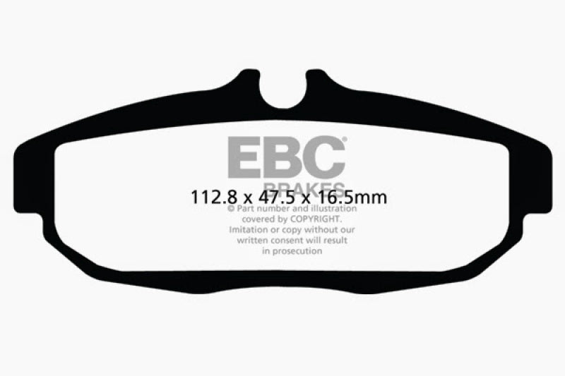 EBC 12 Ford Mustang 5.8 Supercharged (GT500) Shelby Ultimax2 Rear Brake Pads - UD1562