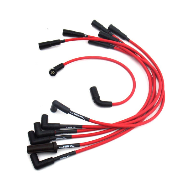 JBA 96-03 GM 4.3L Truck Ignition Wires - Red - W0846 for 1996-2004 GMC Sonoma - front view