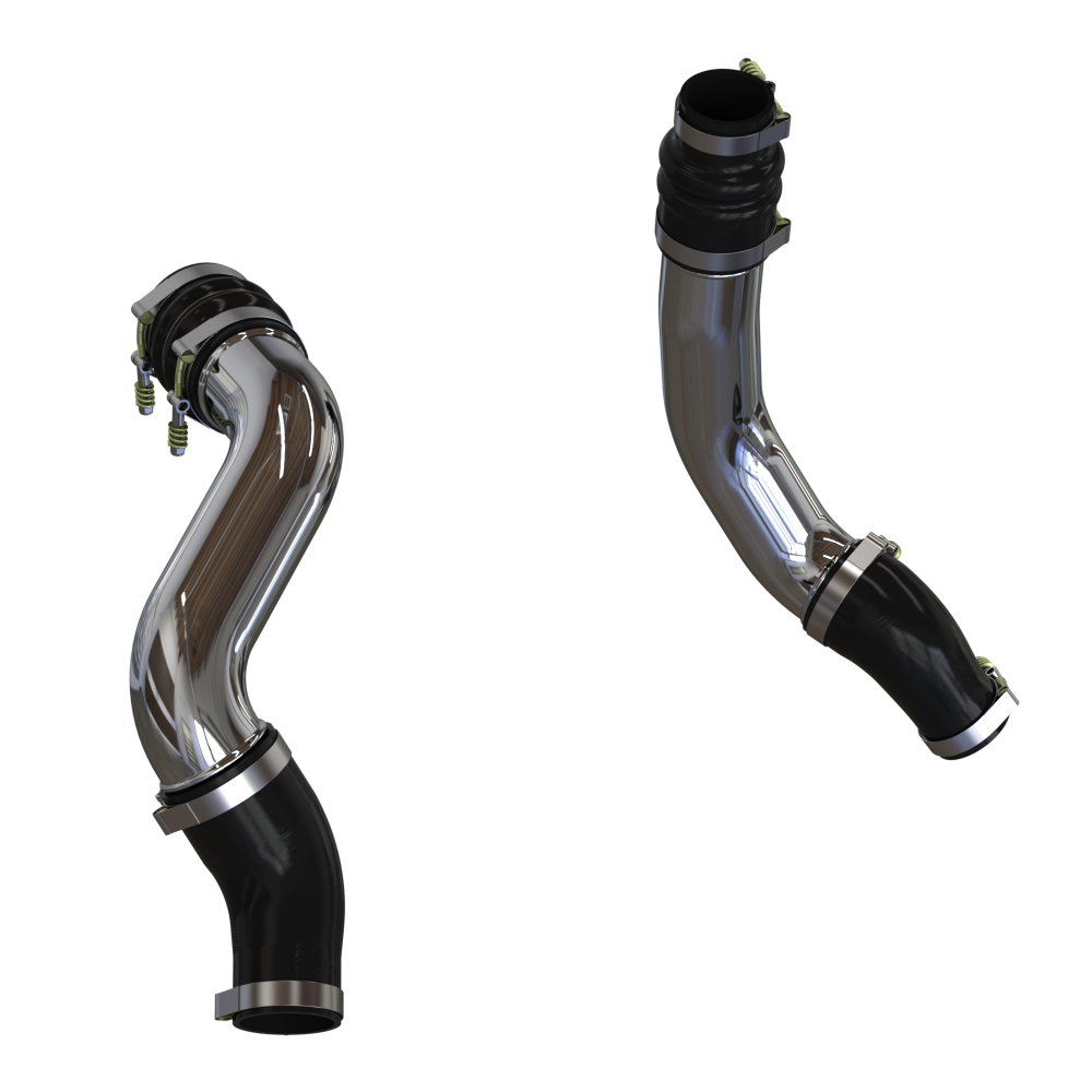 S&B Intercooler Pipe and Boot Set, 2013-2018 Ram 2500/3500 Cummins 6.7L - 83-1015