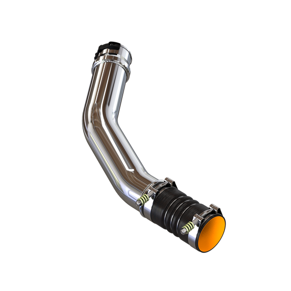 S&B Hot Side Intercooler Pipe for 2016-2024 Ford Powerstroke 6.7L - 83-2004 by S&B - front view