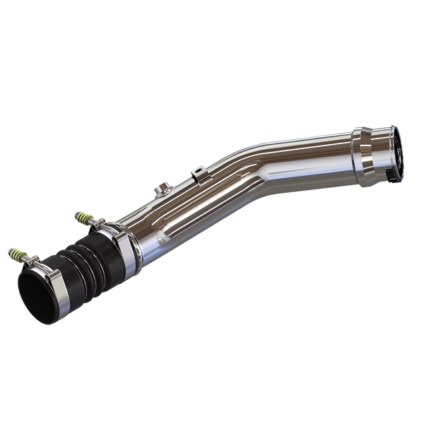 S&B Hot Side Intercooler Pipe for 2023-2024 Ford Powerstroke 6.7L High Output - 83-2005 by S&B - front view