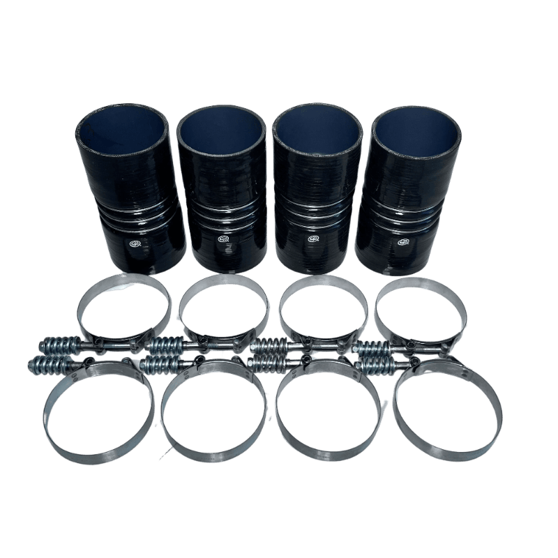 S&B 4"x 8" Intercooler Boot Kit with Clamps (Set of 4) - 83-2010