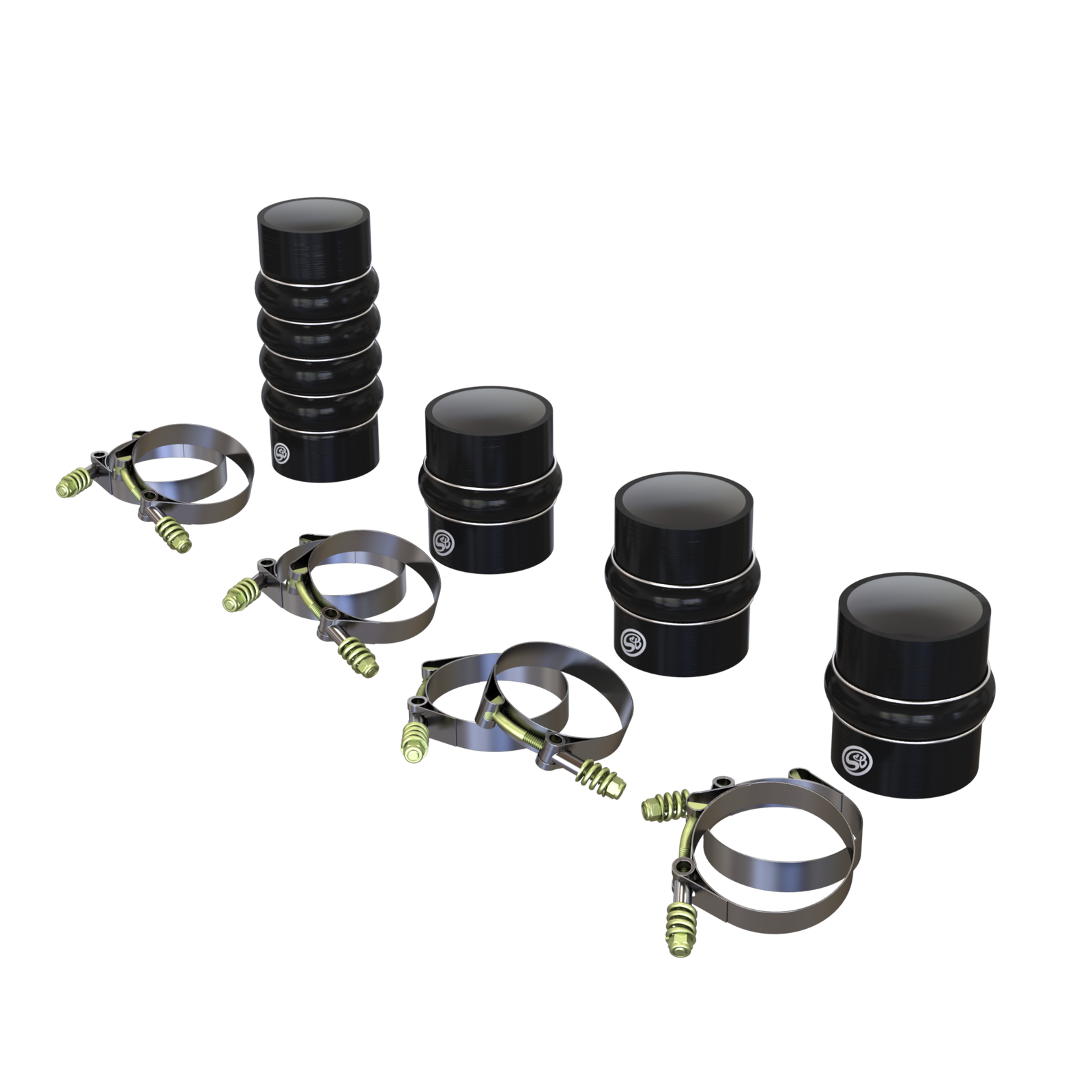 S&B Hot and Cold Side Boot Kit for 2003-2007 Dodge Ram Cummins 5.9L - 83-2016