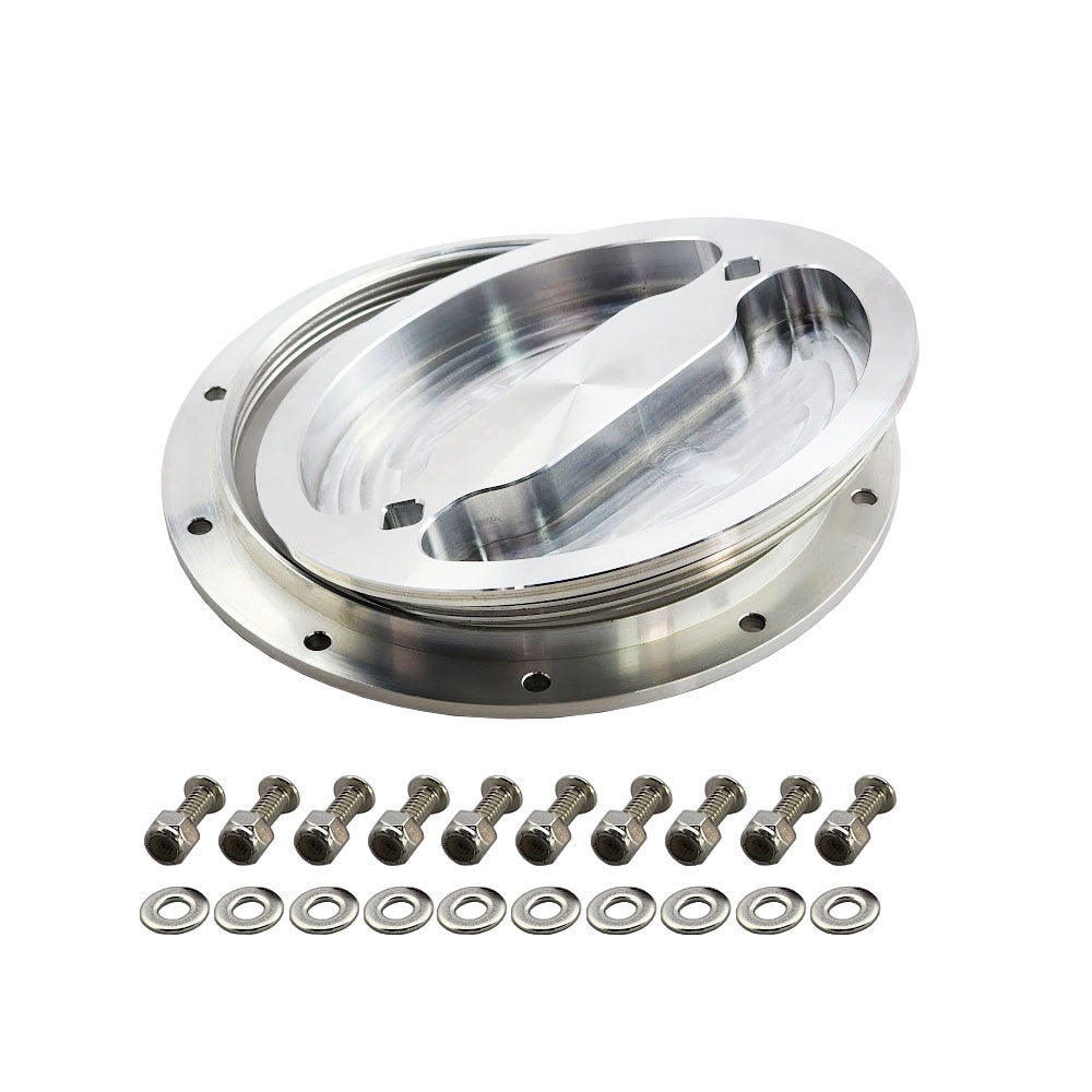 UPR - Billet Intercooler Aftercooler Tank Lid - 8300-01 by UPR Products - front view