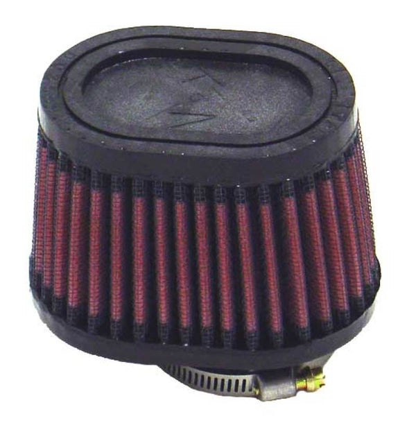 K&N Univ Clamp-On Air Filter - 1-3/4in FLG O/S 4in X 3in B 3in X 2in T 2-3/4inH OVAL - RU-2450 by K&N Engineering - front vie