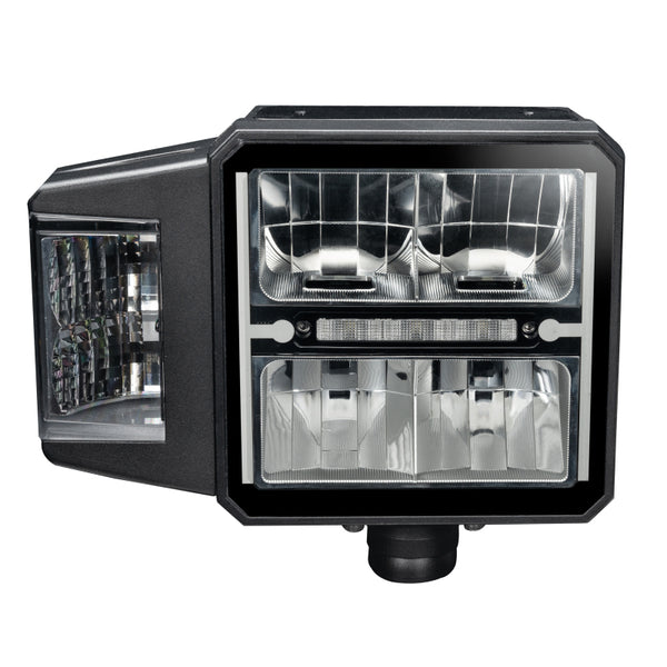 Oracle Lighting Multifunction LED Plow Headlight with Heated Lens 5700K SEE WARRANTY - 2914-001 by ORACLE Lighting - front vi