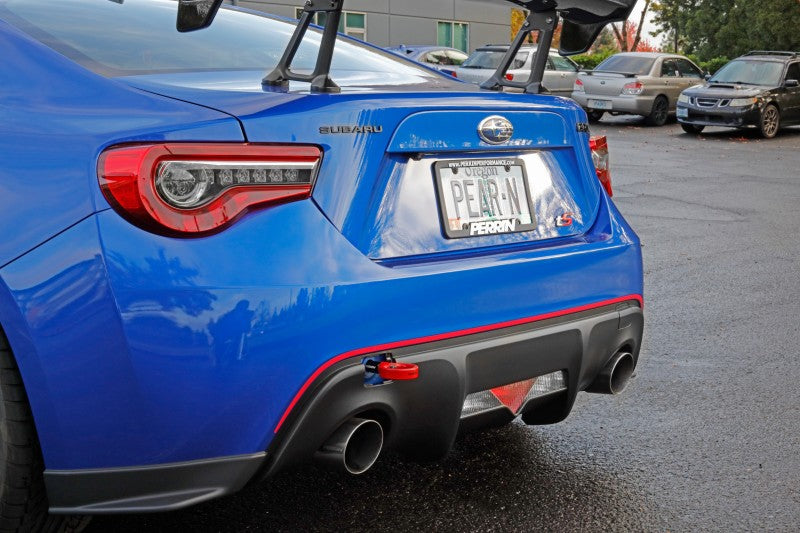 Perrin 13-24 BRZ / FRS / GR86 Tow Hook Kit (Rear) - Red - PSP-BDY-255RD