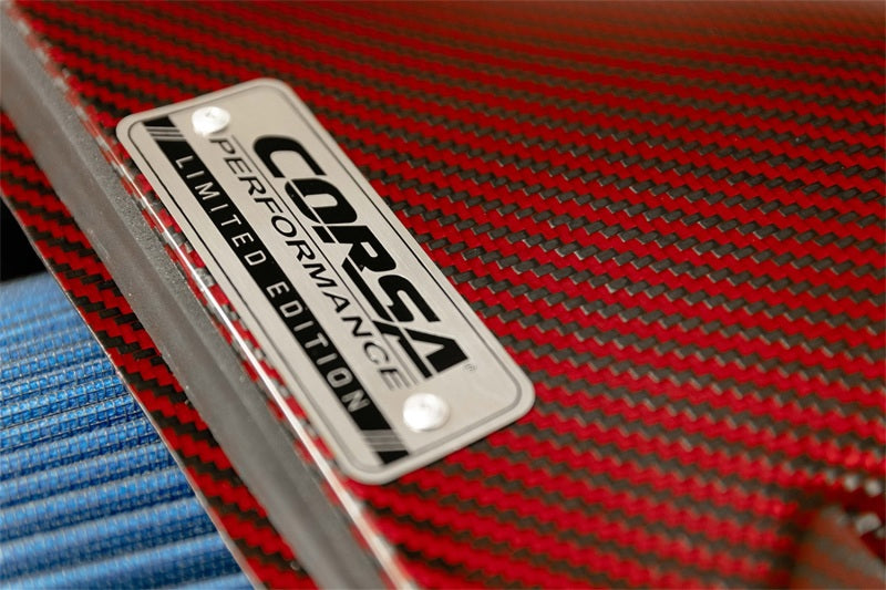 Corsa 2015-19 Chevrolet Corvette C7 Z06 6.2L V8 Red Carbon Fiber Air Intake (Does Not Fit ZR1) - 44002-R