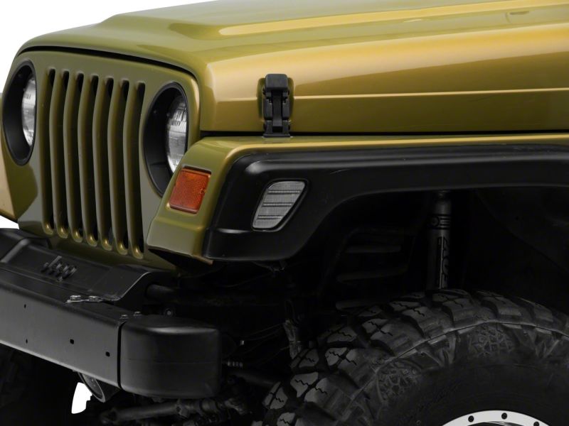 Raxiom 97-06 Jeep Wrangler TJ Axial Series LED Side Marker Lamps- Clear - J166835