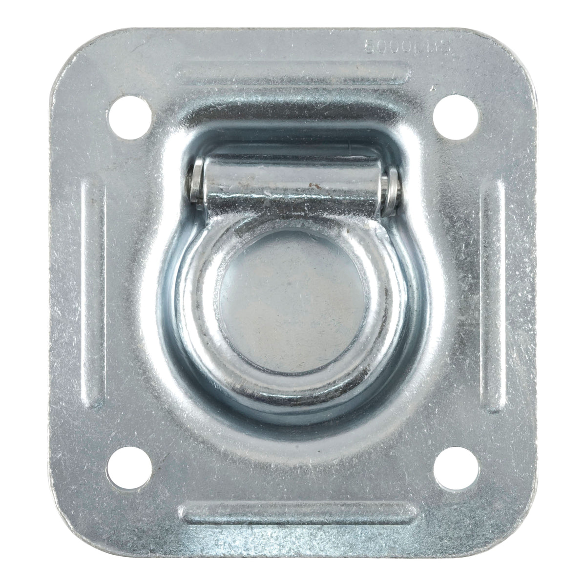 CURT 83600 1-1/2-Inch Recessed Trailer Rope Ring Tie Down Anchor, 5,000 lbs Break Strength