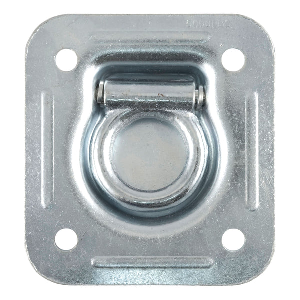 CURT 83600 1-1/2-Inch Recessed Trailer Rope Ring Tie Down Anchor, 5,000 lbs Break Strength