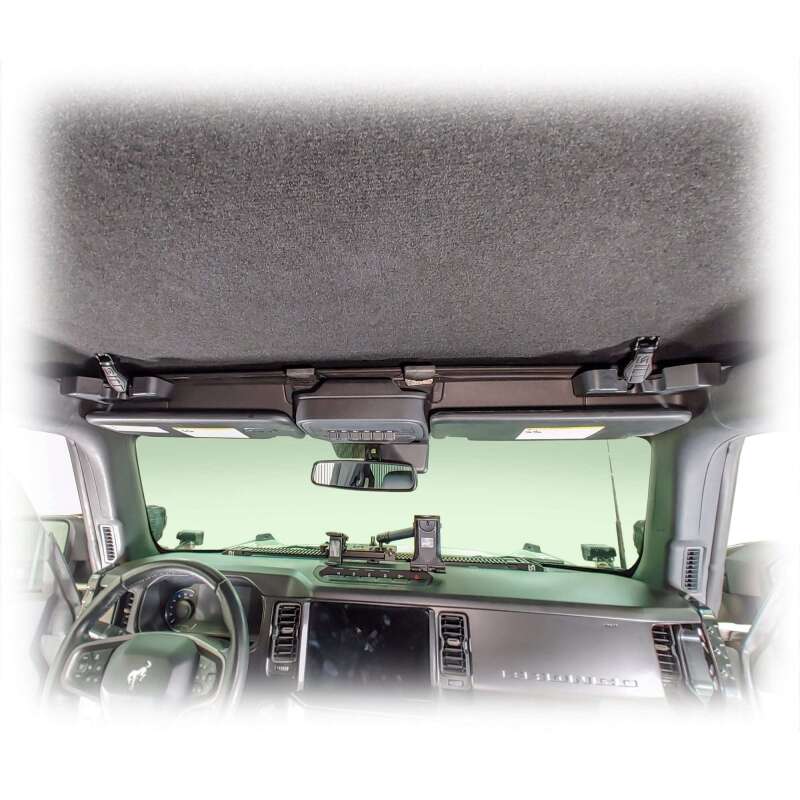 Turn Offroad 2021+ Ford Bronco Hard Top (4 Door) Black/Black Foam Headliner/Wiper & Defrost - HTBR-M4HL01WD