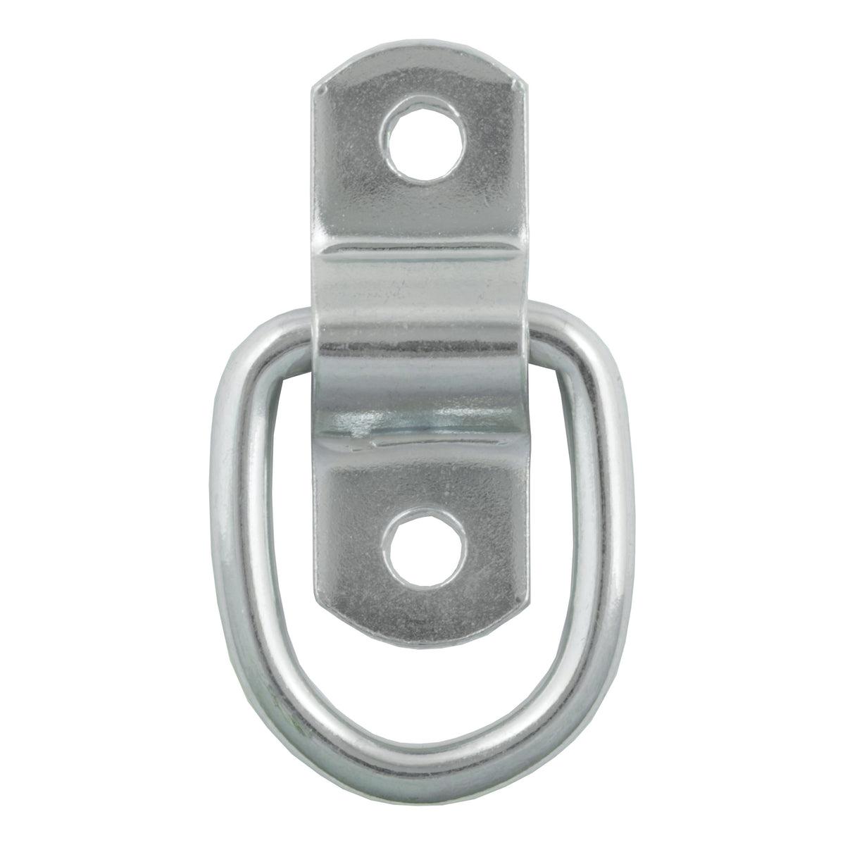 CURT 83730 1 x 1-1/4-Inch Surface-Mounted Trailer D-Ring Tie Down Anchor, 2,400 lbs Break Strength