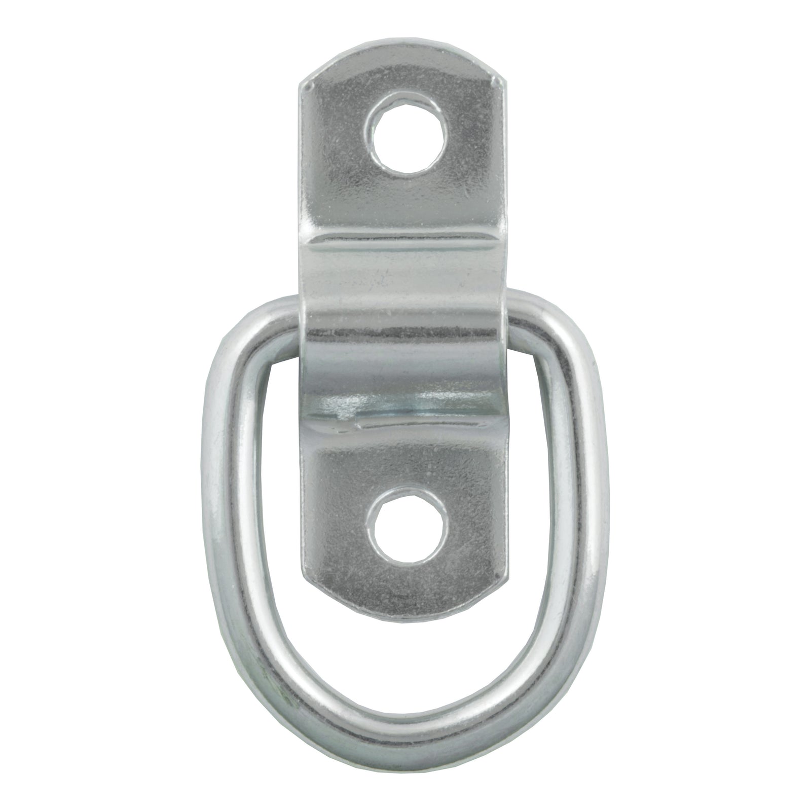 CURT 83730 1 x 1-1/4-Inch Surface-Mounted Trailer D-Ring Tie Down Anchor, 2,400 lbs Break Strength