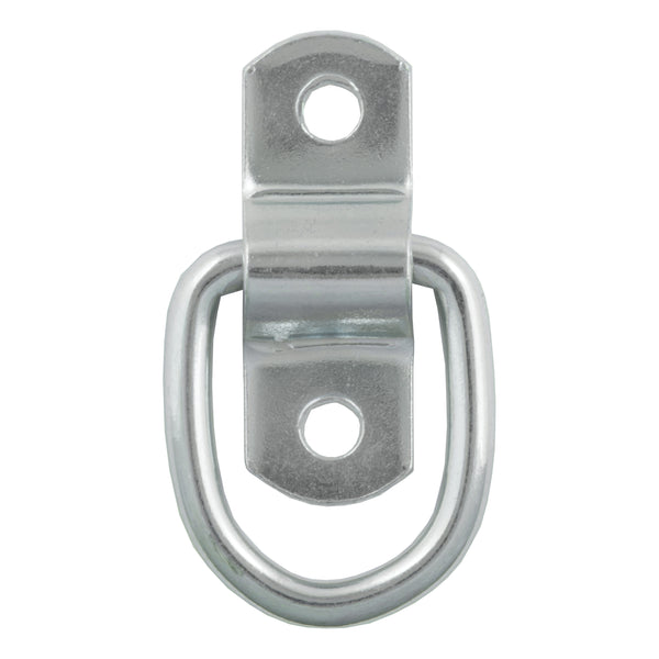 CURT 83730 1 x 1-1/4-Inch Surface-Mounted Trailer D-Ring Tie Down Anchor, 2,400 lbs Break Strength