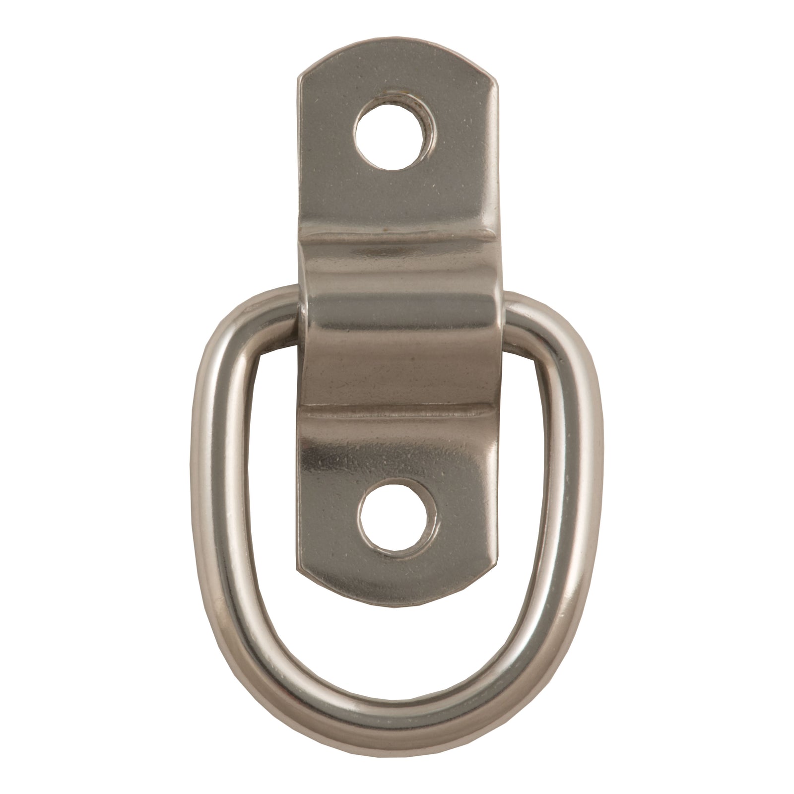 CURT 83732 1 x 1-1/4-Inch Surface-Mounted Stainless Steel Trailer D-Ring Tie Down Anchor, 2,400 lbs Break Strength