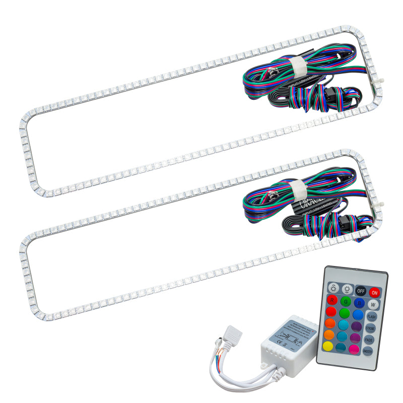 Oracle Chevrolet CK 87-99 Halo Kit - ColorSHIFT w/ Simple Controller SEE WARRANTY - 2273-504