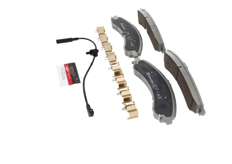 Brembo OE 20-21 Chevy Silverado 2500 HD/3500 HD/GMC Sierra 2500 HD Ceramic Brake Pad - Front - P10100N