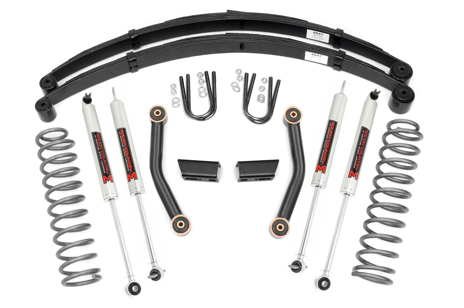 3 Inch Lift Kit | Series II | RR Springs | M1 | Jeep Cherokee XJ (84-01)