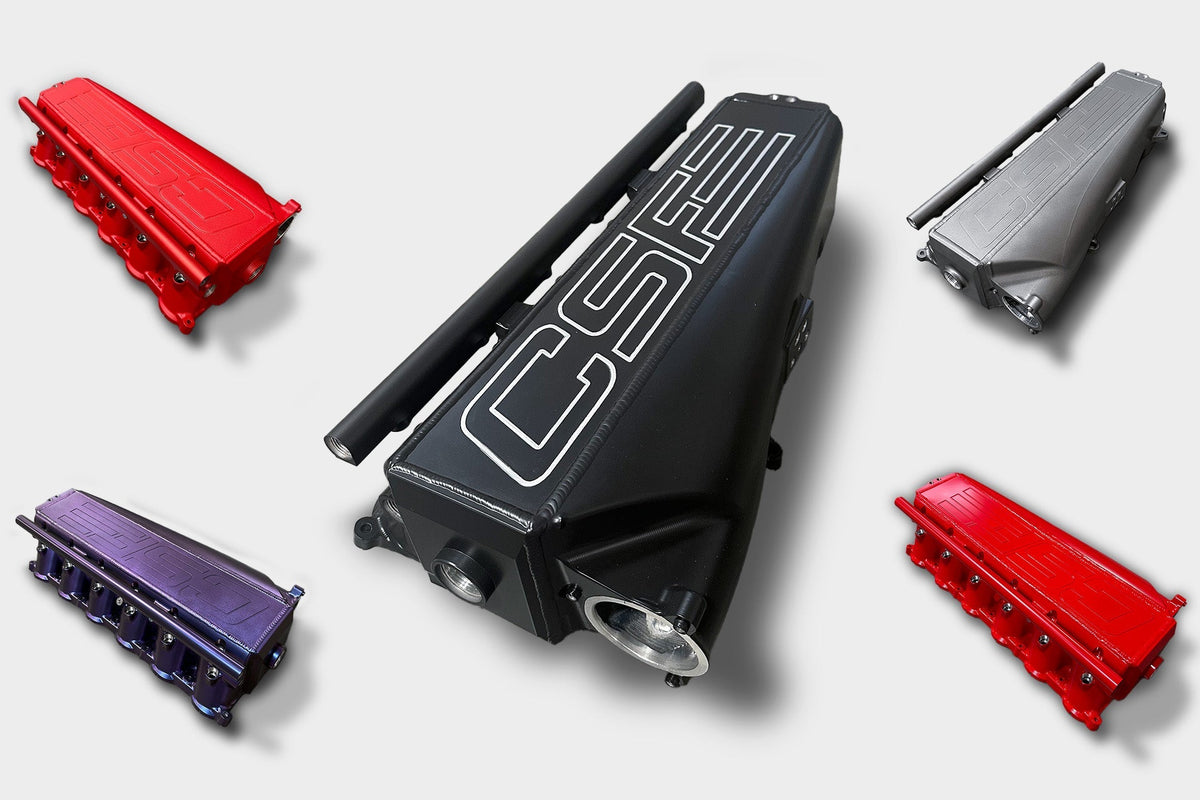 CSF Gen 2 B58 Race X Charge-Air-Cooler Manifold - Stoplight Red - 8400SR
