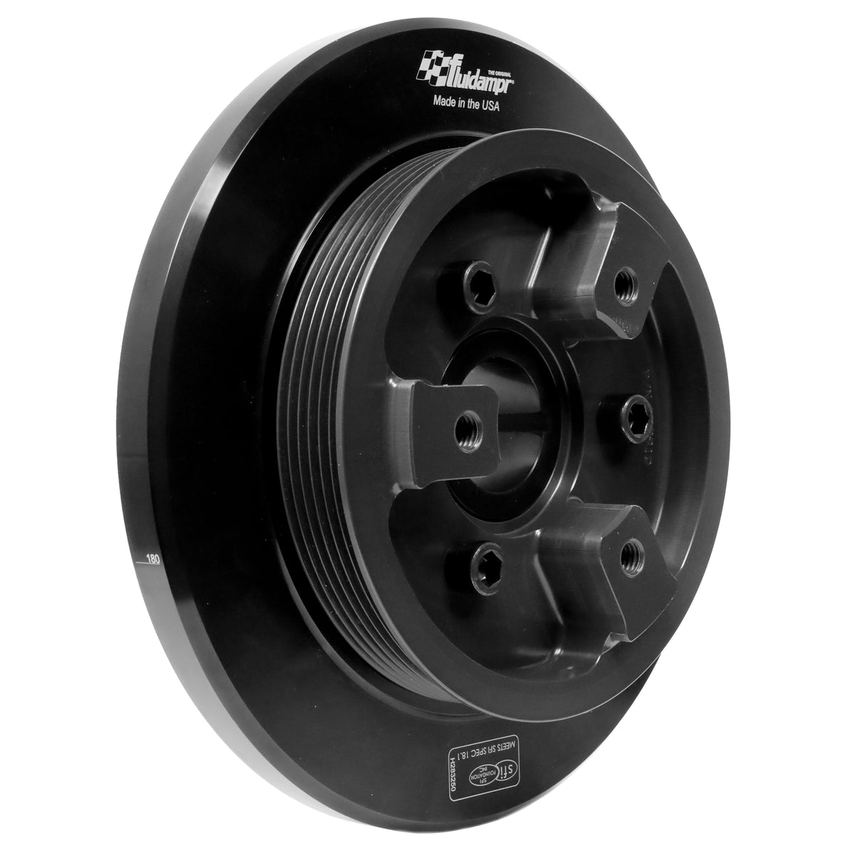 Fluidampr 90-05 Toyota 1JZ/2JZ I6 Steel 8.5in Dia Dry Sump Pulley Internally Balanced Damper - 840821