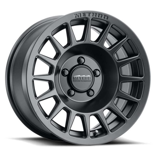 Method MR707 Bead Grip 18x8.5 38mm Offset 5x4.5 BP 73mm CB 6.2in BS Matte Black Wheel - MR70788512538 by Method Wheels