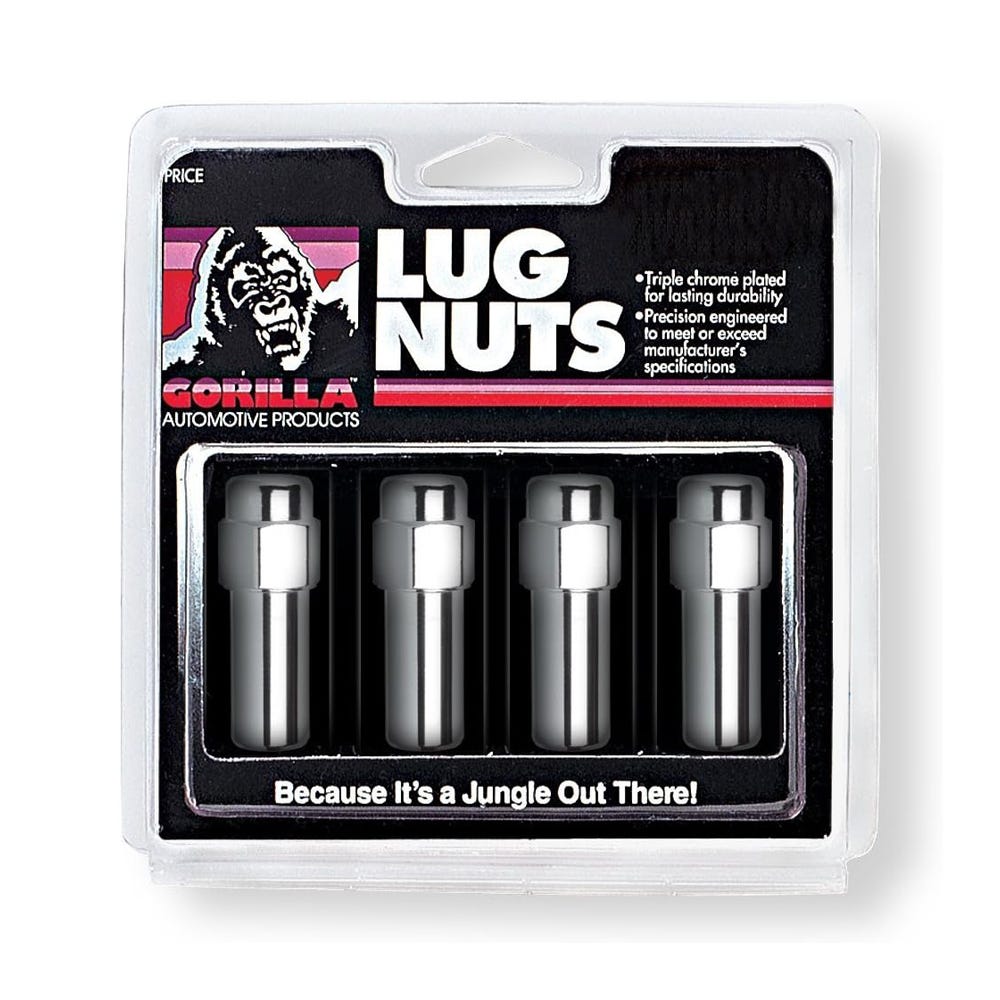 Gorilla Automotive - Sst Clsd Lug 7/8" 14-1.50 CHR Bag - 84147B
