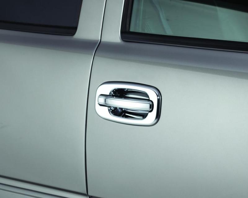 AVS 99-06 Chevy Tahoe (w/o Passenger Keyhole) Door Handle Covers (4 Door) 8pc Set - Chrome - 685206